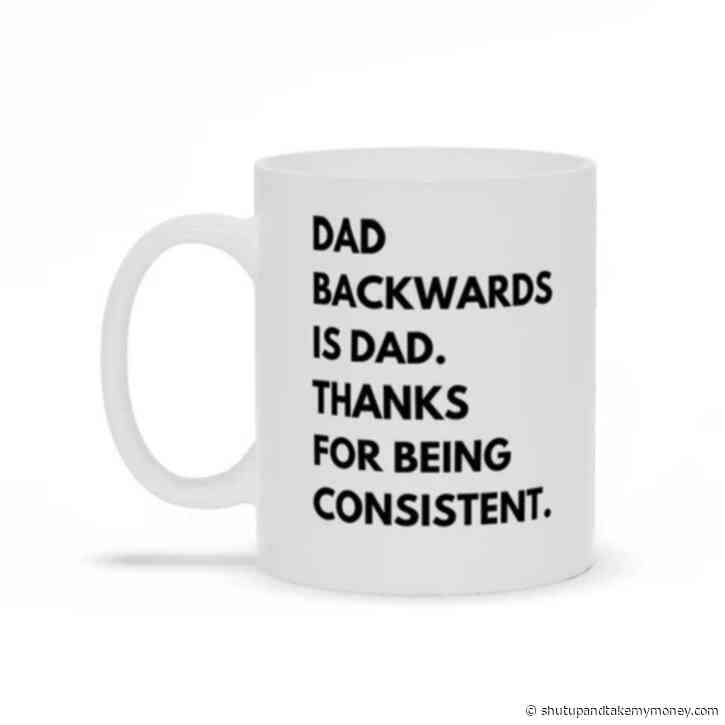Dad Is Dad Backwards Funny Father’s Day Mug