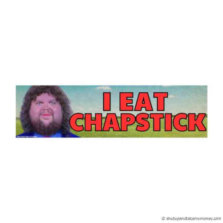 I Eat Chapstick (JD Vance) Car Decal Sticker