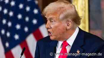 Donald Trump droht mit Zöllen von 200 Prozent für Wein und Champagner als Reaktion auf EU-Zölle