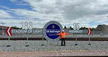 Why is there a giant Sunderland AFC sign on East Coast Mainline? The inside story on Wembley sign