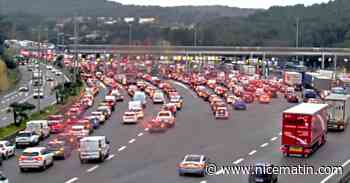 Un accident paralyse la circulation sur l'autoroute A8 près d'Antibes