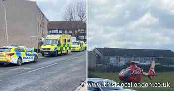 Girl, 16, taken to hospital after falling from building in Harold Hill