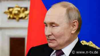 Es gebe noch "viele Fragen": Putin lobt Initiative zur Waffenruhe - gibt aber keine Zusage