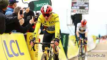 Ausmaß der Verletzung nicht klar: Radstar Jonas Vingegaard stürzt bei Paris-Nizza