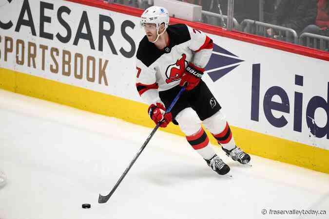 Devils defenseman Dougie Hamilton out for the rest of the regular season because of injury