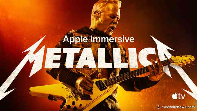 Apple unveils immersive concert experience with Metallica for Apple Vision Pro