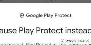 Play Protect kan op pauze voor sideloaden apps Android