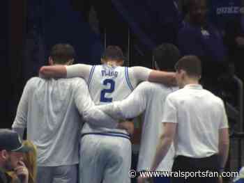 Flagg injures left ankle in Duke's ACC Tournament victory, 'long shot' to play Friday vs. UNC