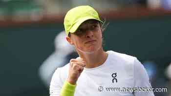 Tennisster Swiatek naar laatste vier op Indian Wells