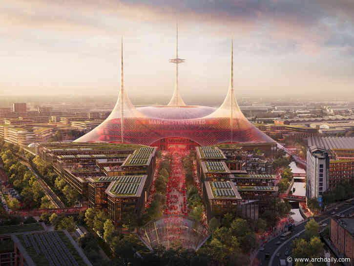 Foster + Partners Unveils Design of New Manchester United Stadium in the Reimagined Old Trafford Neighborhood