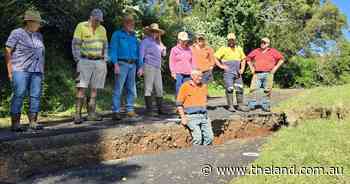 Holes so big you can stand in them: road recovery a long way off for farmers