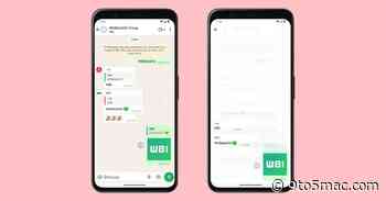 WhatsApp message threads feature spotted in development