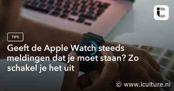 Geeft de Apple Watch steeds meldingen dat je moet staan? Zo schakel je het uit