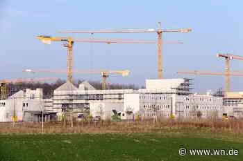 Das neue Gefängnis feiert Richtfest