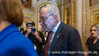 USA – Chuck Schumer will für Übergangshaushalt stimmen und Shutdown verhindern