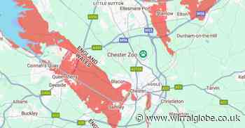 Parts of Cheshire West could be underwater by 2050, according to new projections