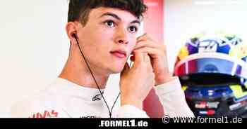 Oliver Bearman entschuldigt sich bei Haas: Crash "geht auf meine Kappe"