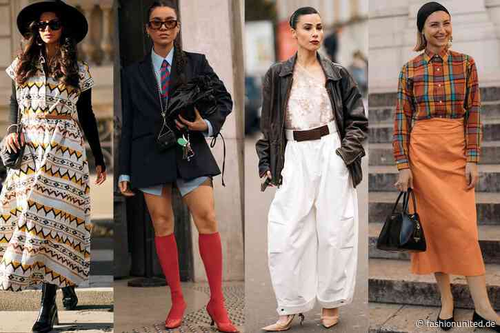 Paris Fashion Week H/W25 Streetstyle-Trends: Besucherinnen spielen mit Proportionen
