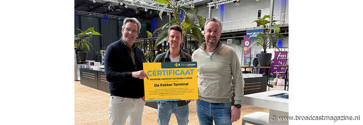 Fokker Terminal koploper in toegankelijkheid als eerste officiële ambassadeur van Speaksee