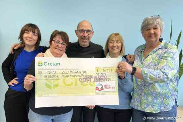 Ze verloren hun kinderen door zelfdoding, nu schenken Drie Mama’s ruim 10.000 euro aan goede doelen