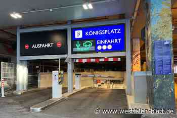 Tiefgarage Königsplatz gesperrt