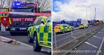 Man suffers life-changing injuries after crash outside train station in Dagenham