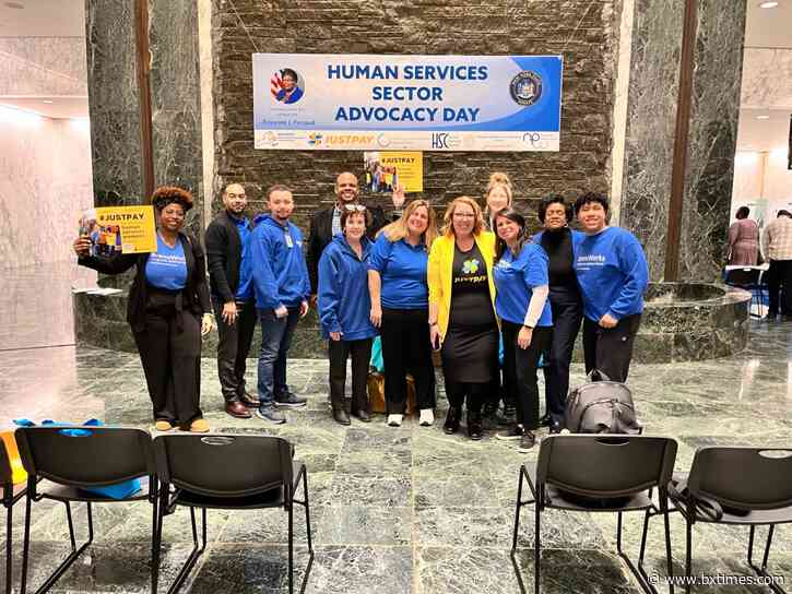 BronxWorks delegates join over 300 workers in Albany to advocate for fair wages