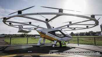 Volocopter: Flugtaxifirma bleibt nach Übernahme durch Wanfeng an deutschem Standort