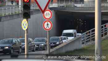 Im Tunnel nahe der City-Galerie sorgt Baustelle für Behinderungen