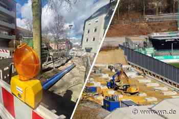 Verrückter Wettstreit: Wird die Straße oder das Stadion eher fertig?