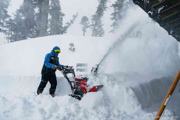 It Won't Stop Snowing in California: Impressive 48-Hour Storm Totals