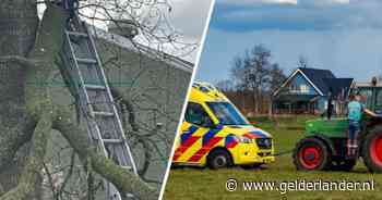 Persoon maakt val van 5 meter en heeft ook pech dat ambulance zich vastrijdt
