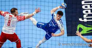 THW Kiel-Star Elias Ellefsen á Skipagøtu platt wie eine Briefmarke