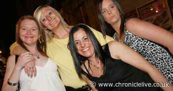 Having fun on a Bigg Night Out in Newcastle in March 2009