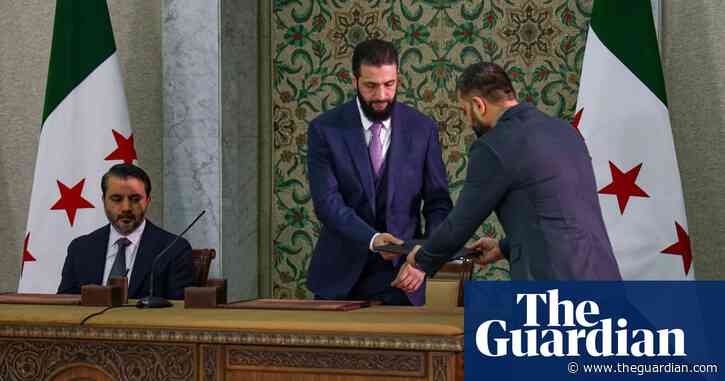 Syria’s leader proclaims ‘new history’ after signing constitutional declaration