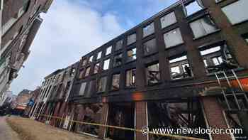 Deel van historische voorgevels wordt gesloopt na verwoestende brand in Arnhem