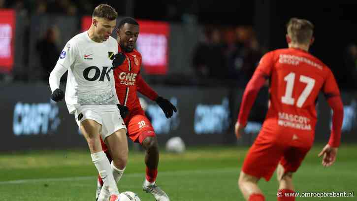 Eerste treffer van Sydney van Hooijdonk levert NAC slechts punt op