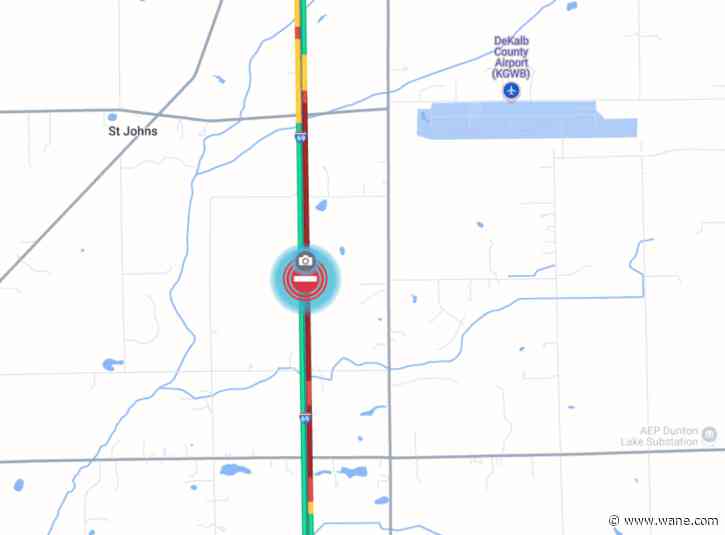 I-69 Northbound back open after car fire in DeKalb County