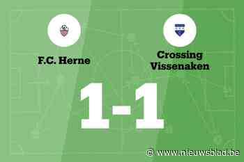 Gelijkspel voor FC Herne thuis tegen Crossing Vissenaken