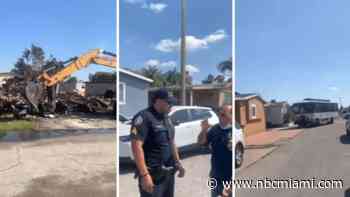 Demolition pushes ahead at Li'l Abner Mobile Home Park in Sweetwater