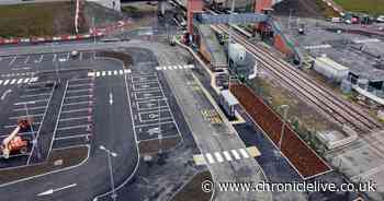 Newsham from above: Northumberland Line's newest station pictured ahead of opening