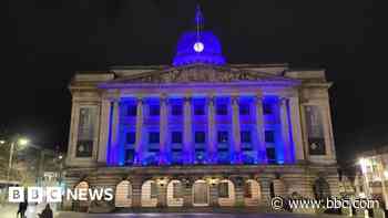 Council House glows blue to mark anniversary