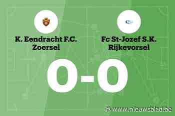 Sint-Jozef houdt de nul en blijft voor vierde wedstrijd op rij zonder tegentreffers