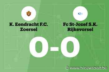 Sint-Jozef houdt de nul en blijft voor vierde wedstrijd op rij zonder tegentreffers