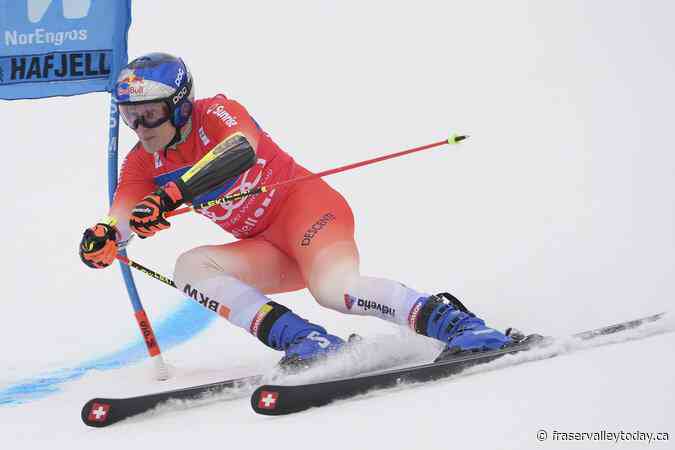 Swiss ski star Odermatt secures overall and GS World Cup titles in race won by teammate Meillard