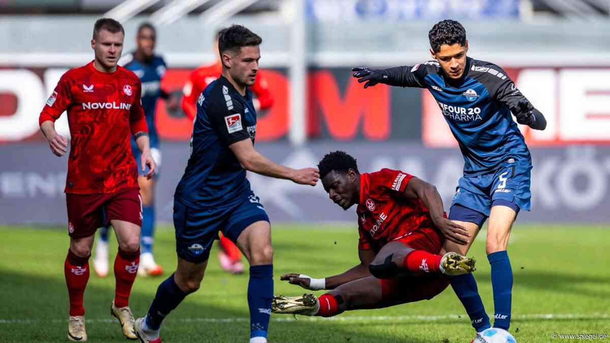 2. Fußball-Bundesliga: 1. FC Kaiserlautern verliert trotz Aufholjagd in Paderborn