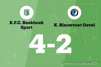 Beekhoek verslaat Blauwvoet Oevel