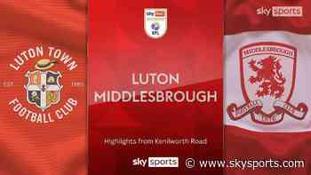 Luton 0-0 Middlesbrough