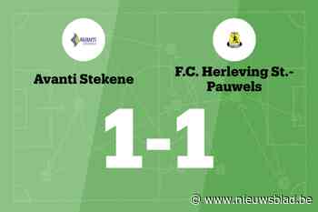 Avanti Stekene en FCH Sint-Pauwels eindigt op 1-1
