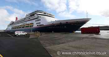 Fred Olsen Cruise Lines' Borealis arrives at Port of Tyne for the first time - take a look onboard